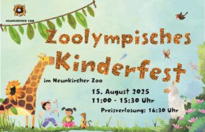 Plakat des Zoolympischen Kinderfests 2025